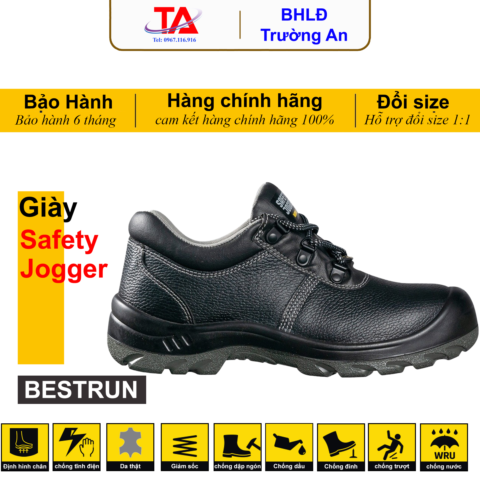 Giày bảo hộ Safety Jogger Bestrun S3