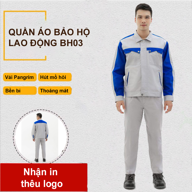 quần áo bảo hộ lao động tay dài BH03