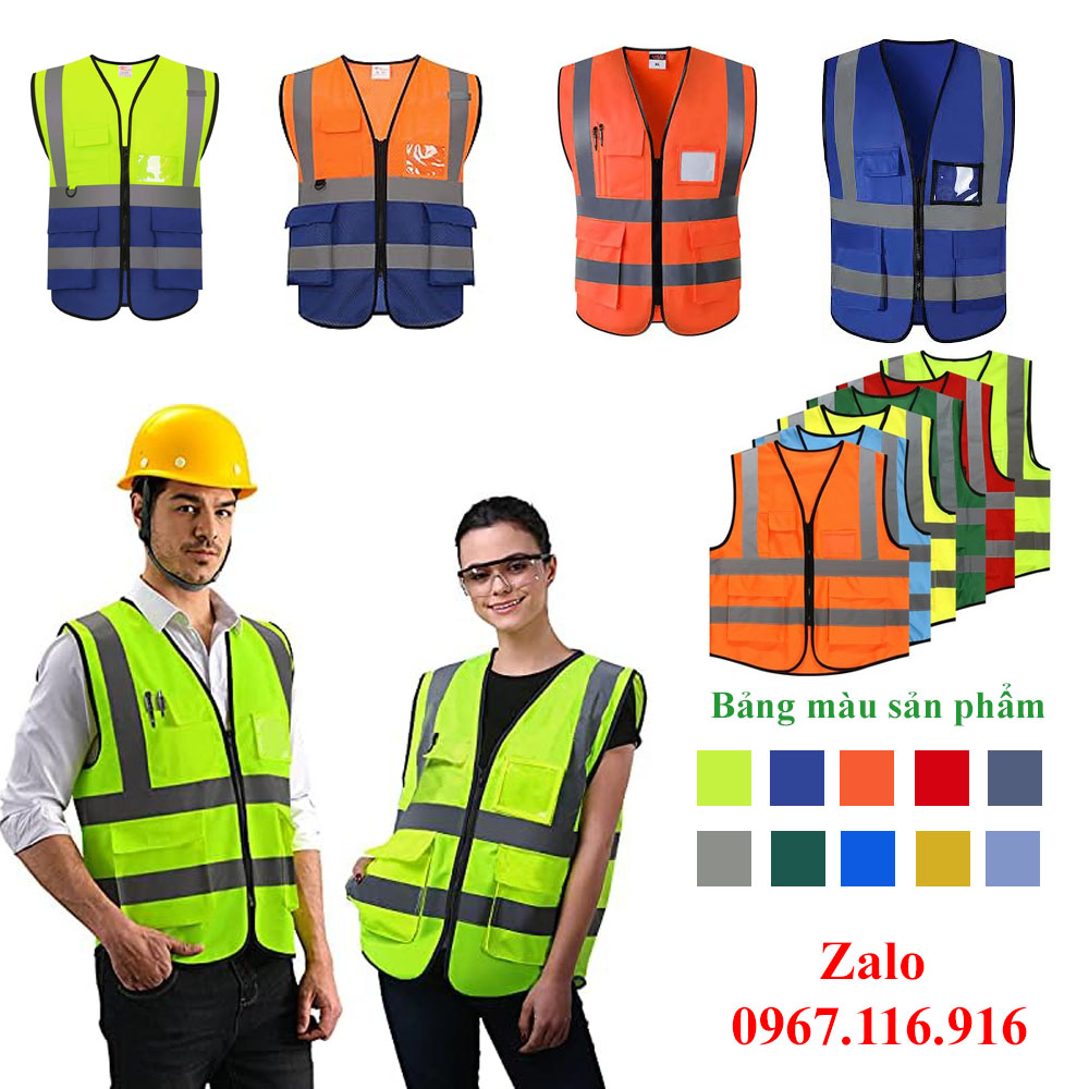 Áo lưới bảo hộ - Vải Poly - Nhiều Màu - Freesize